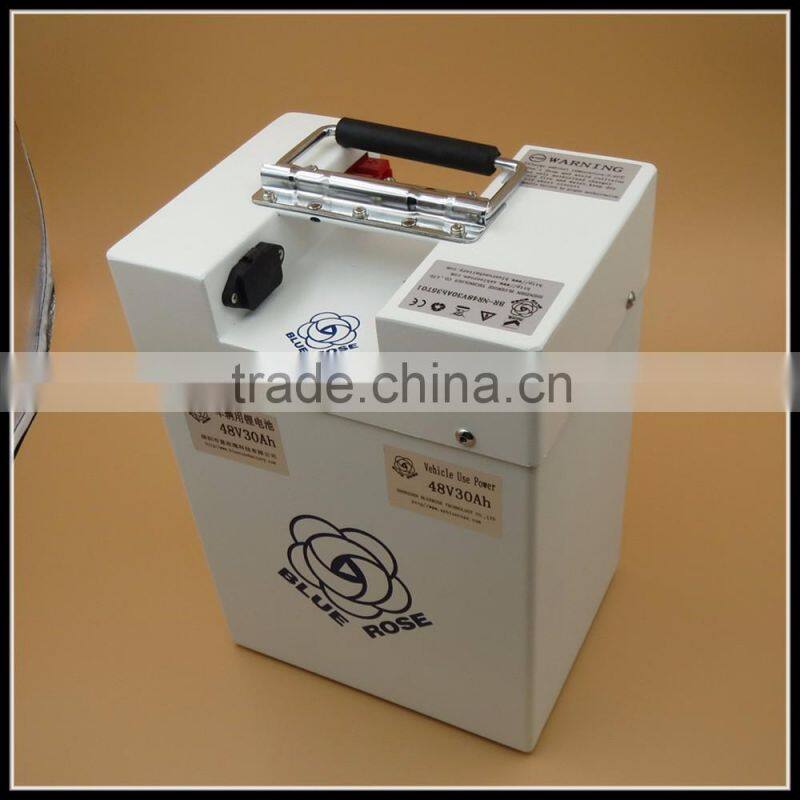 48V 30Ah electric scooter vehicle ship yacht portable high current dc power source Rechargeable lithium battery batteries pack