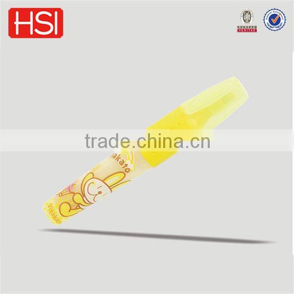 promotional multi-color highlighter,/ marking pen/ water color brush for child