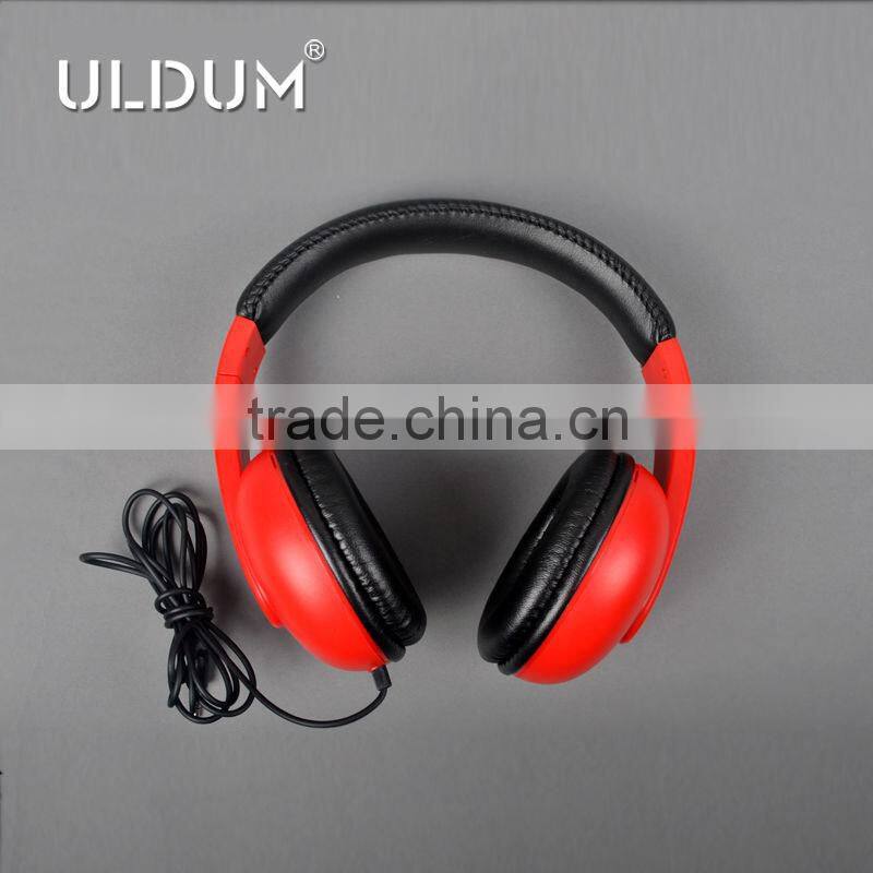 ULDUM 2013 3.5mm earphones hot selling custom headphone high quality hifi OEM headset headphone