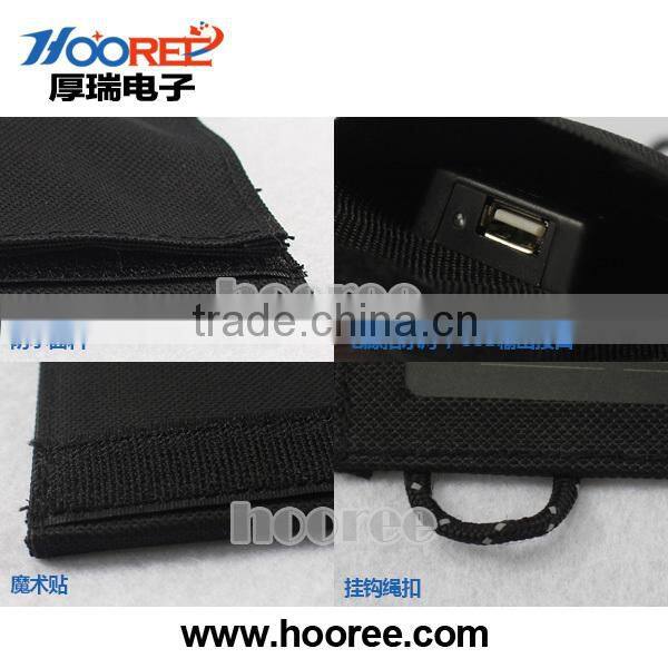 Hot!!! Portable and foldable solar pack 7w Solar Panel Charger Bag