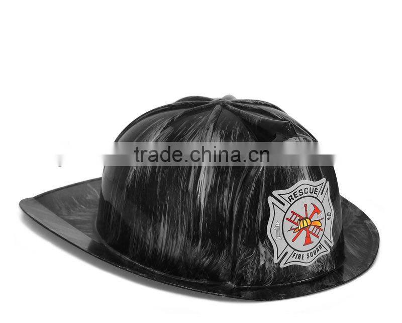 Plastic helmet Fire helmet with light for children for party or roleplay party
