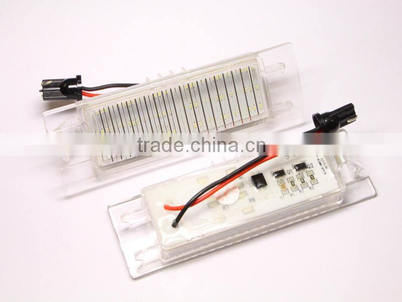 LED License Plate lights for Opel Zafira B Astra H Corsa D Insignia