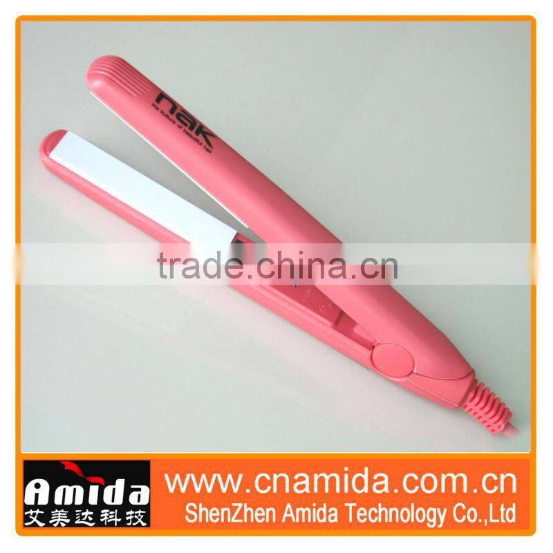 Mini Keratin Hair Straightening mini travel steam iron brush