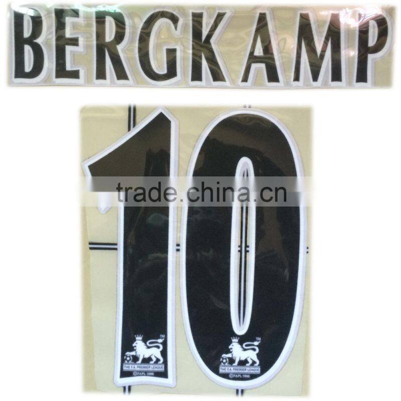 factory direct 3d flock best quality t-shirt heat transfer paper soccer jersey number stickers heat transfer sticker