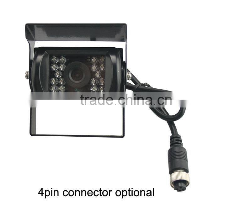 CCD 18 LED Night Vision Car Bus Truck RV Waterproof IR Reversing Camera Truck Rear View Camera