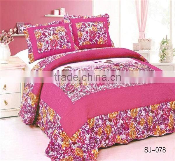 Patchwork Embroidery Quilted Bedding Sets Manufacturer Hot Sale