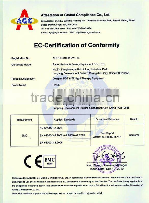 infusing beauty product with pure oxygen