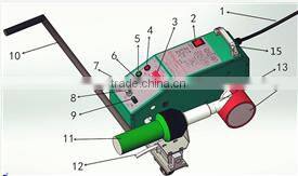 plastic welder Automatic high power Hot Air seam welding machine