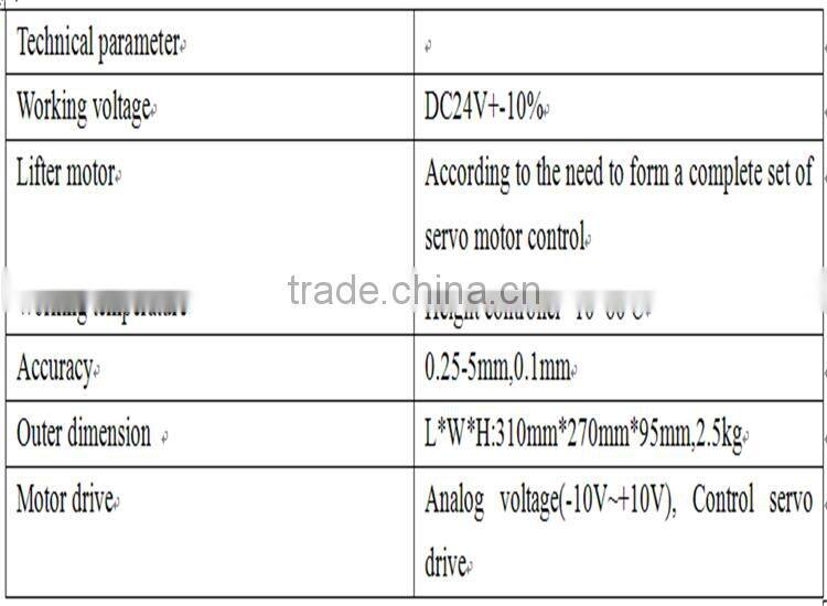 Laser Height Control Sensor For Laser Cutting Machine