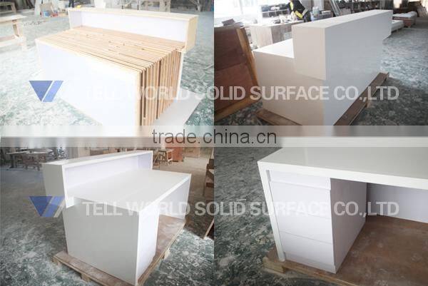 showroom reception counter designs/jewellery showroom counter design