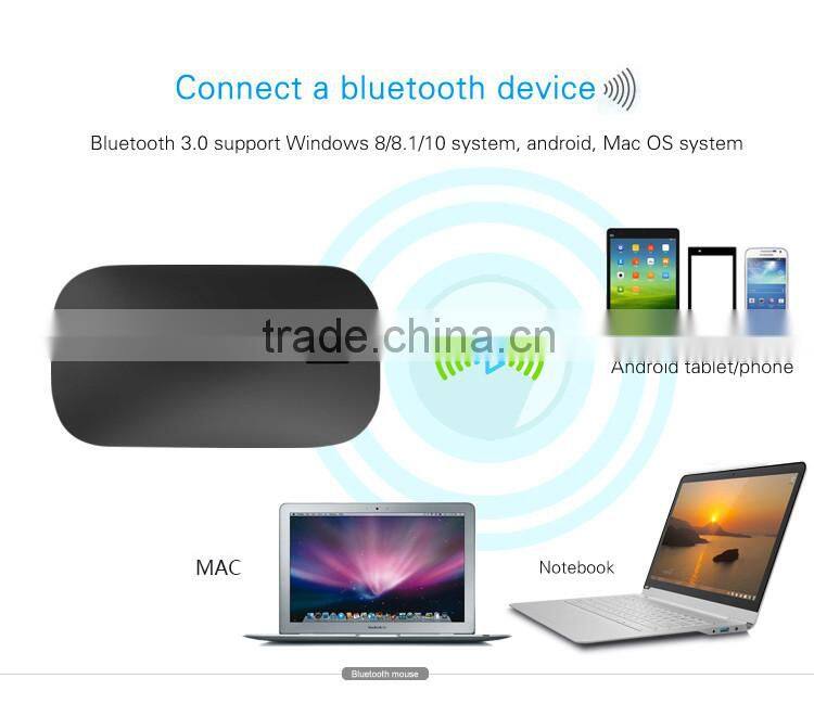 2016 China Factory Latest univesal slim 2.4 g rechargeable wireless bluetooth mouse