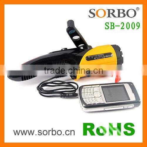 4-In-1 Multi-functional Portable LED Flashlight Torch Light LED Work Light Emergency Light with Magnetized Base