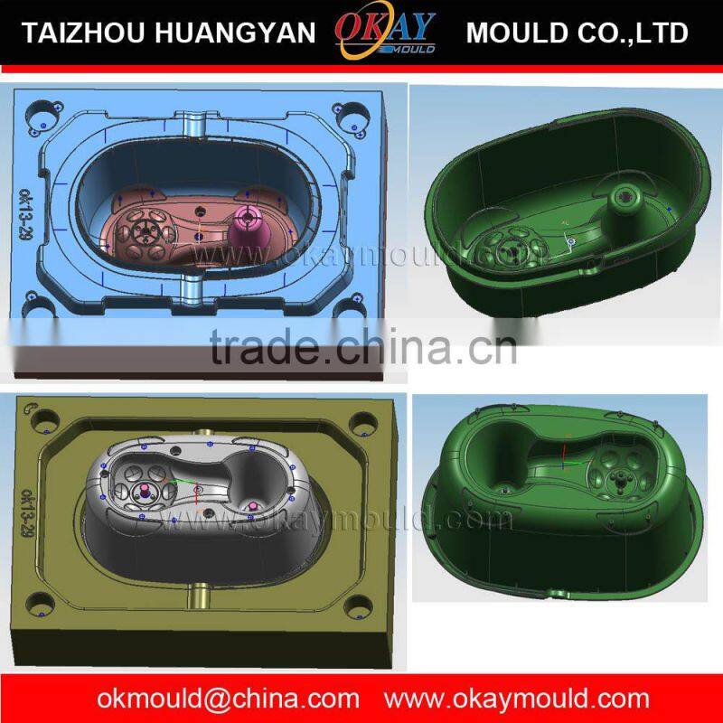 Safety and easy operation commodity plastic mop bucket molds