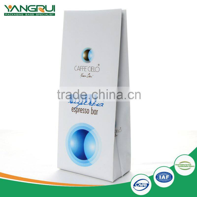 customized food grade side gusset box bottom pouch laminateld food bag