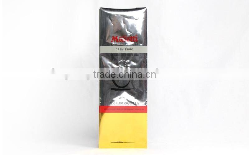 Alibaba manufacturer Best selling Side Gusset heat seal Coffee bag with one way valve