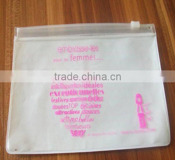 pvc packing bag with button bra packing bags