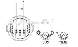 ES-P14 360 degree mini infrared motion sensor ceiling amount
