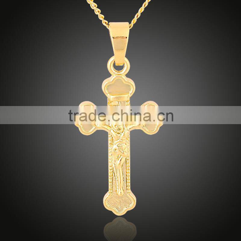 2015 Graceful 18K Gold Vacuum Plated Jesus Pendant