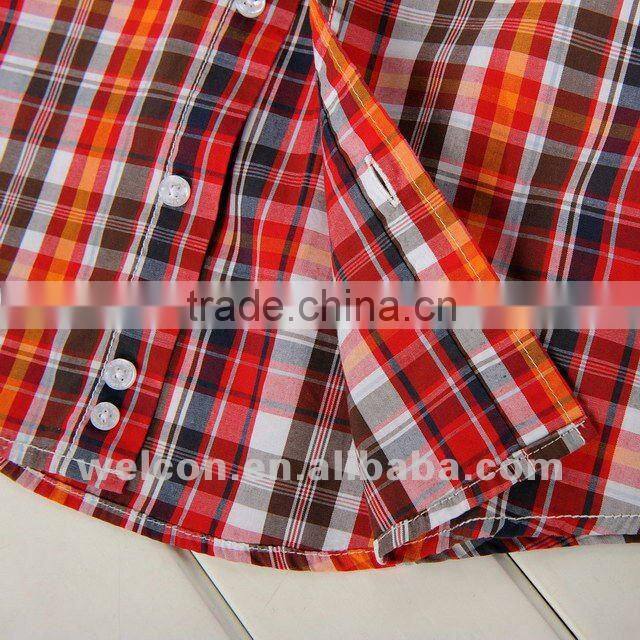 long sleeve new fashion design brand children shirt 100% cotton children dress for boy