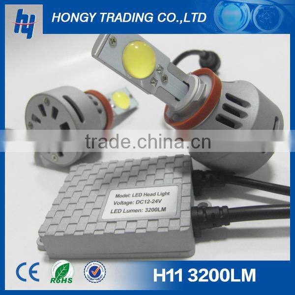 cob led auto lamp h11 6400lm