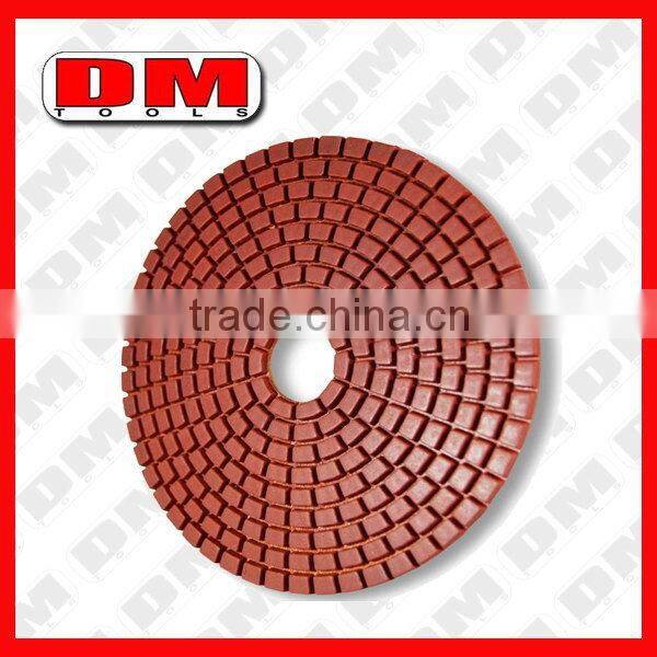 Newest best selling diamond fiber polishing pads