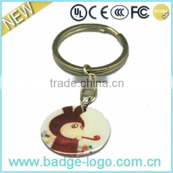 unique design custom logo metal keychain coin
