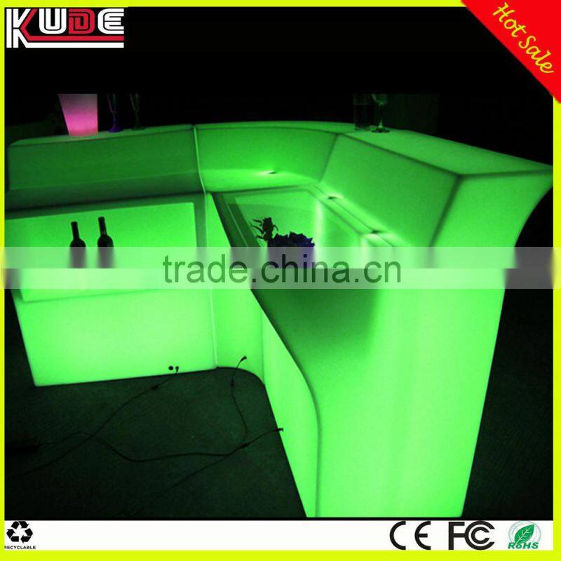 restaurant bar counter/mobile bar counter with LED light remote control