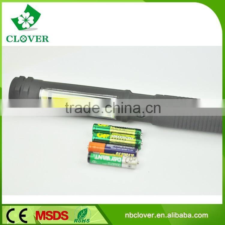 4* AAA battery ABS material flashlight torch portable led work light