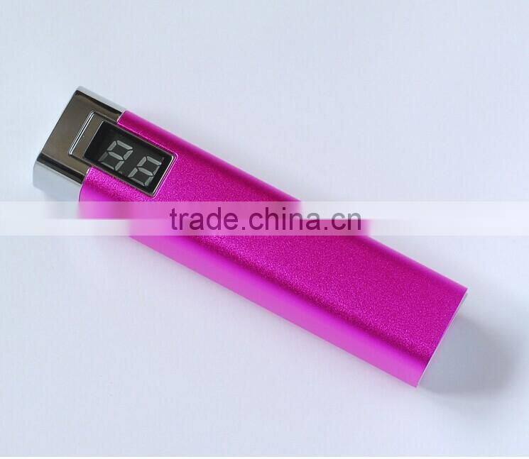 factory supply the cheapest best price portable power bank charger with LCD oled screen display