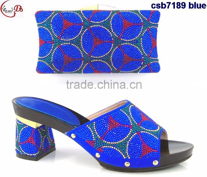 CSB7189-yellow New designs of high heels shoes/ladies shoes / shoes and bag match for wedding/party