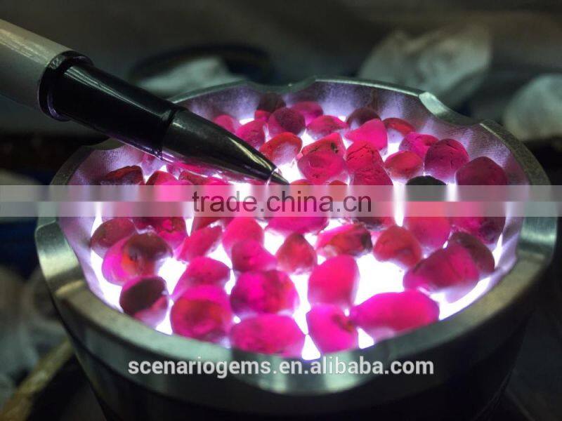 Top Quality Natural Purple Garnet Rough 6-8MM