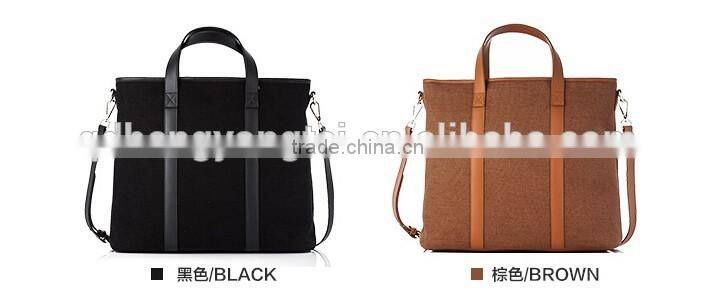 Genuine Leather and Fabric men bag leather messenger branded hand bags for women bags made of leather