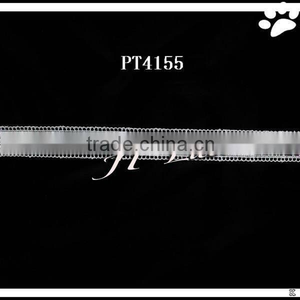 2.3cm embroidery polyester lace trim for garment(PT4152)