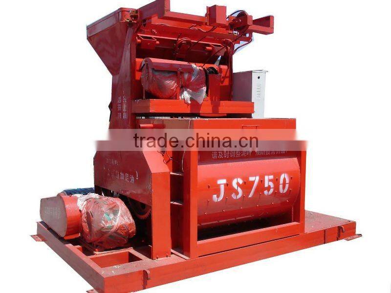 concrete JS500 mixer for block plant - Huarun Tianyuan