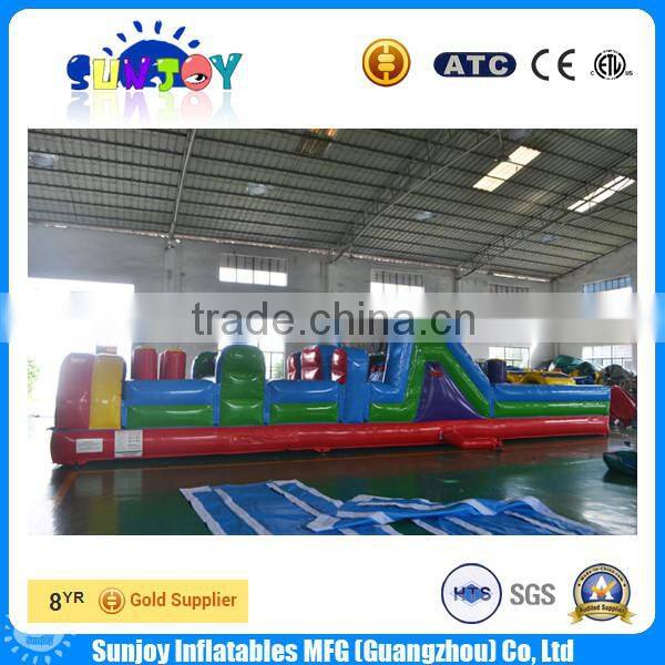 2016 Kids inflatable outdoor obstacle course equipment for sale