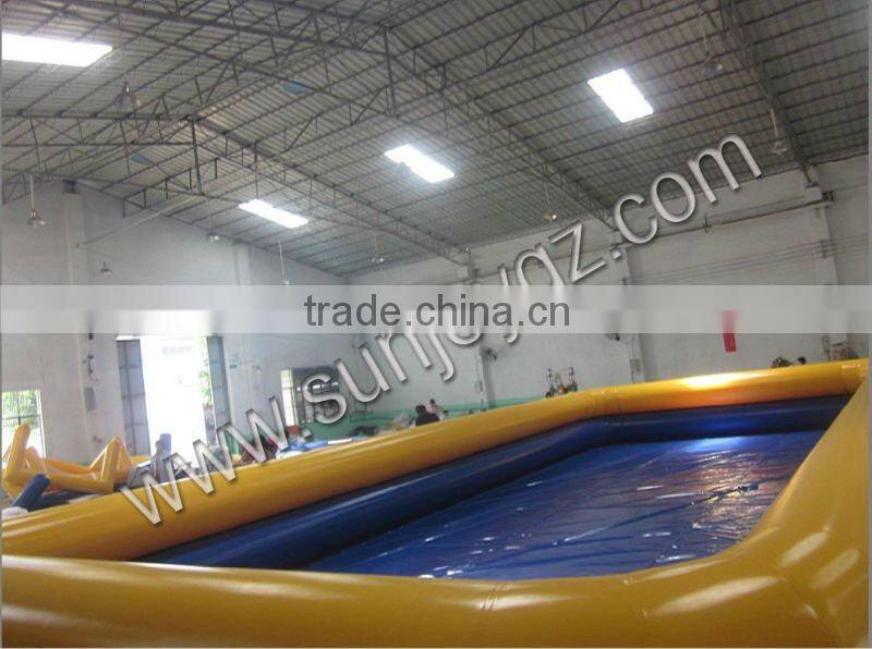2016 hot sale customized inflatable rectangular swimming pool