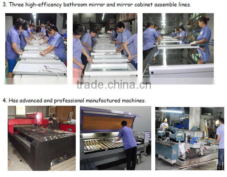 Bathroom hanging lighting safety mirror glass