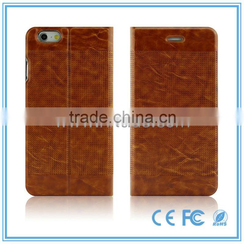 For apple iphone accessories for iphone 6 flip leather case cover