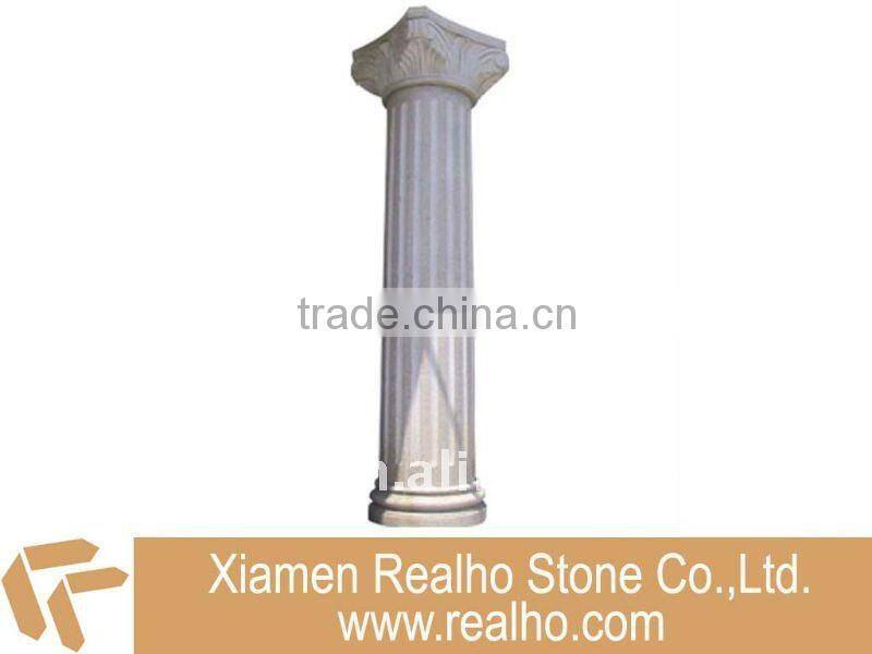 Round stone column column