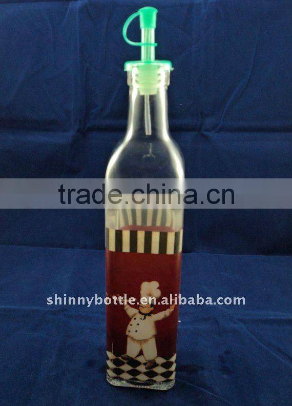 oil glass flasks, glass bottles, kitchen glass ware