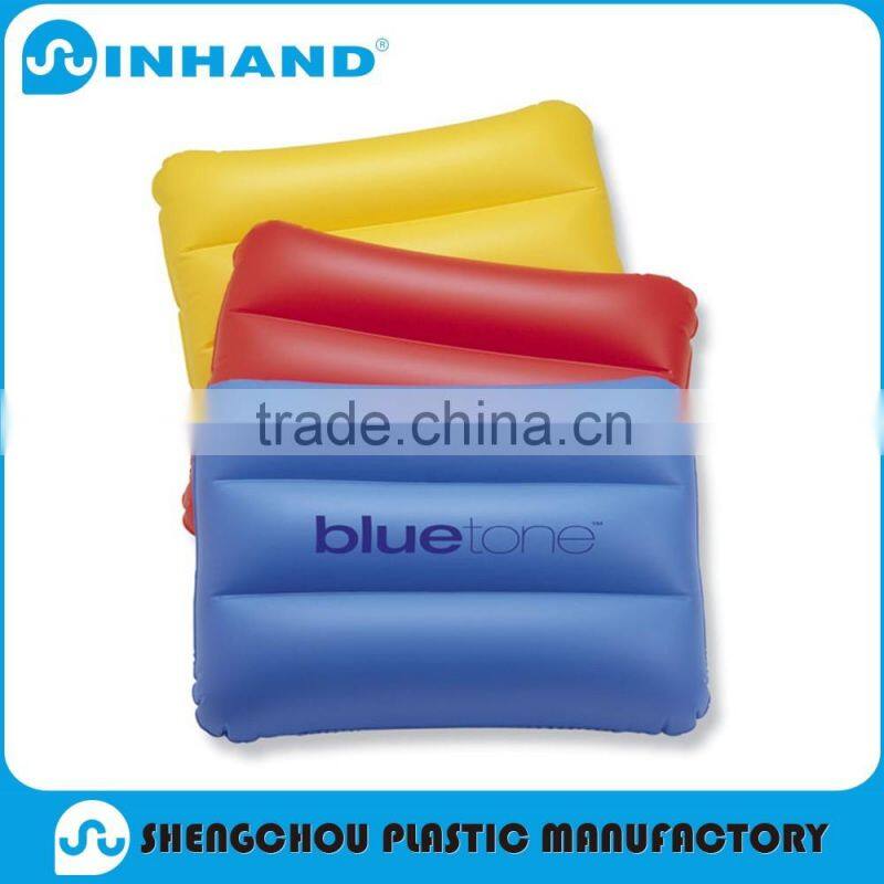 2016 U-shape pvc inflatable blue pillow/emoji pillow/sexy pillows/travel pillow/blue neck memory foam pillow