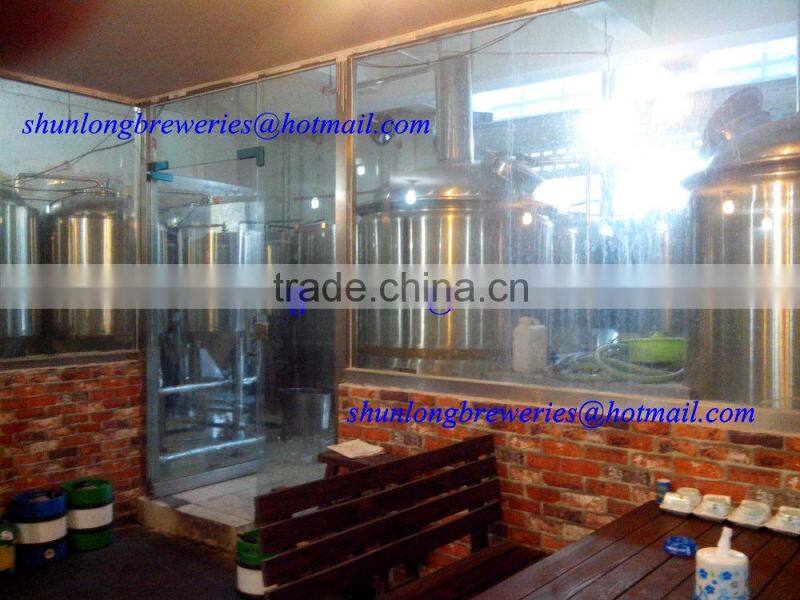 10bbl beer manufacturing equipment with stainless steel beer brewhouse