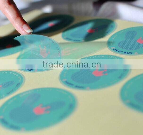 Wholesale custom transparent stickers,waterproof clear sticker,custom individual stickers