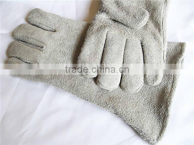 Heat Resistant Cow Split Leather Welder Gloves