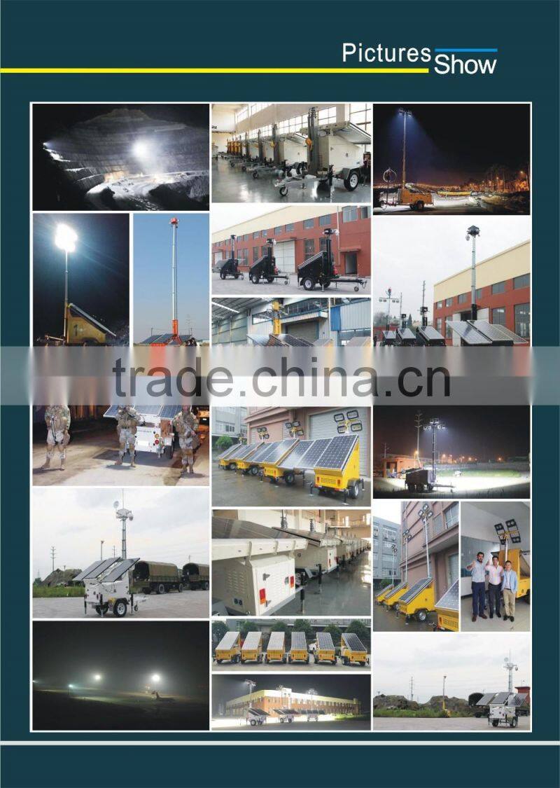trailer solar lighting tower
