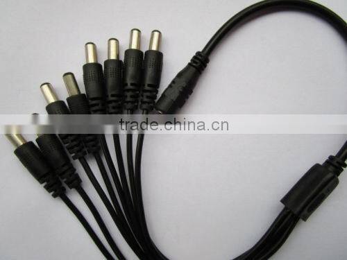 2016 new arrival 8 Channel DC Power Spliter 1 Female to 8 Male for Camera