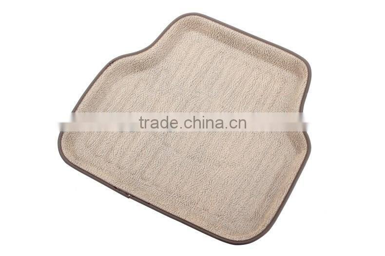 Best selling universal 3d leather car floor mats