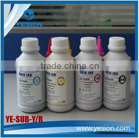 Factory supply 2015! Best quality vivid color inkjet printer sublimation transfer ink