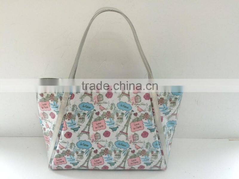 Canvas tote bag with coating
