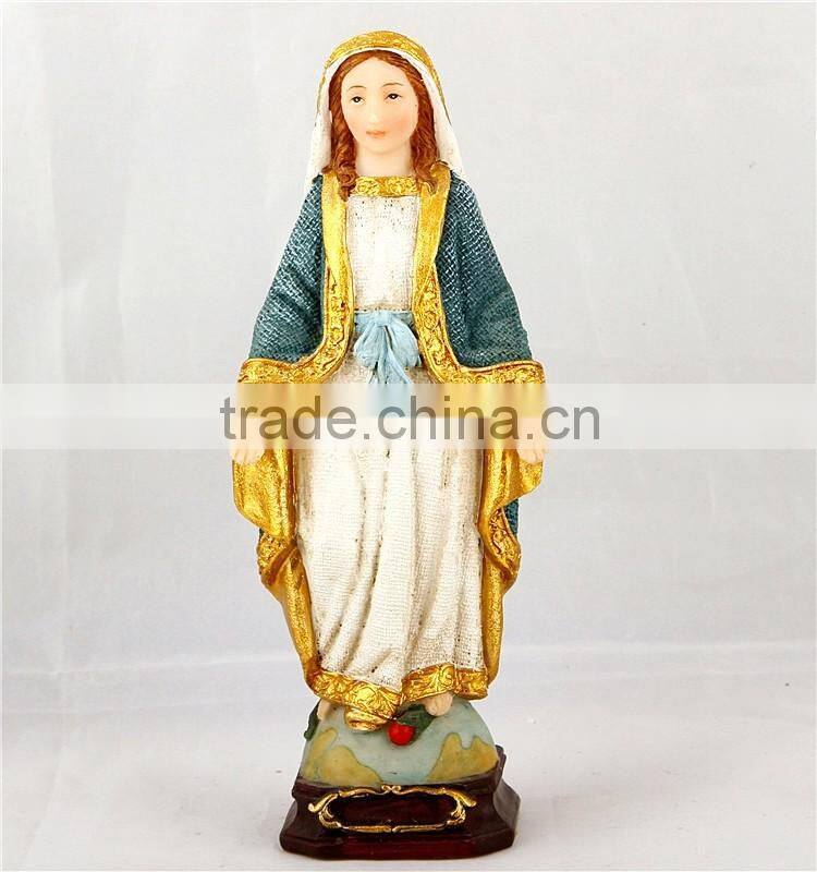 colourful antique the virgin mary decoration